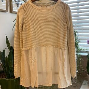 Altar’d State cream sweater, size L🤍